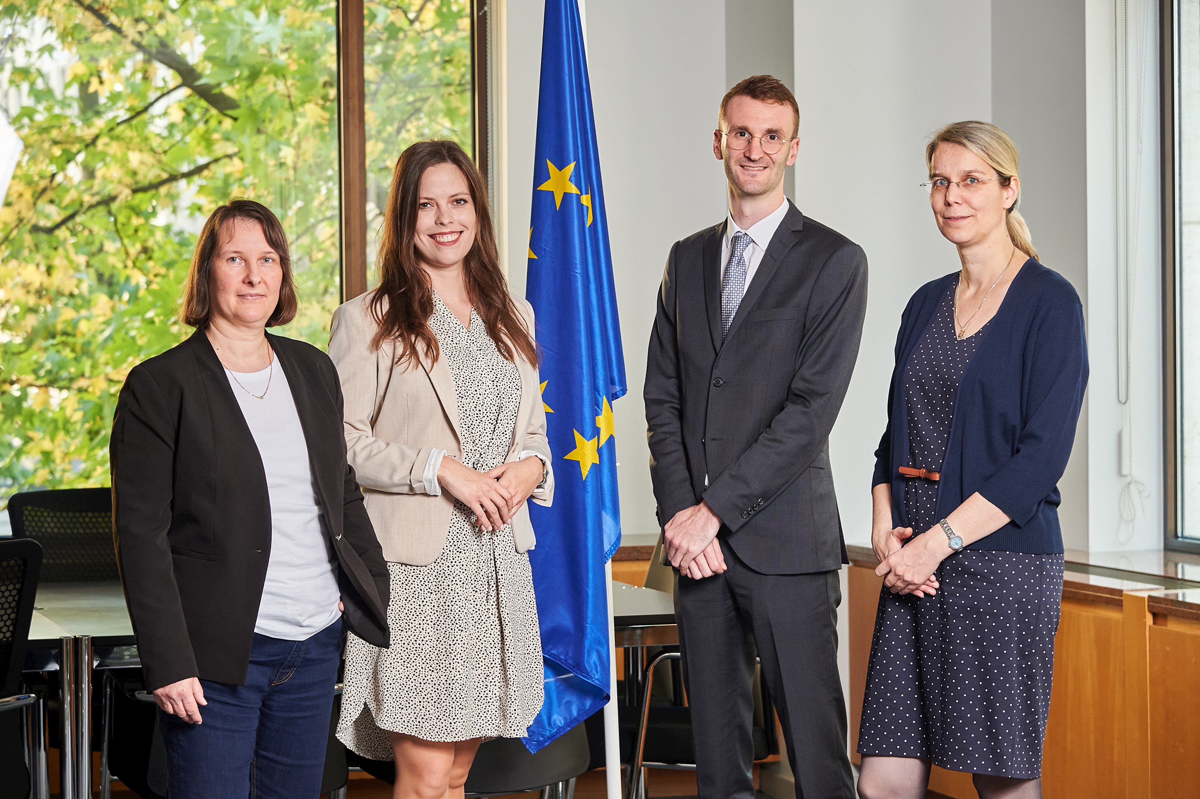 Aktuelles Team des Europabüros der bayerischen Kommunen.